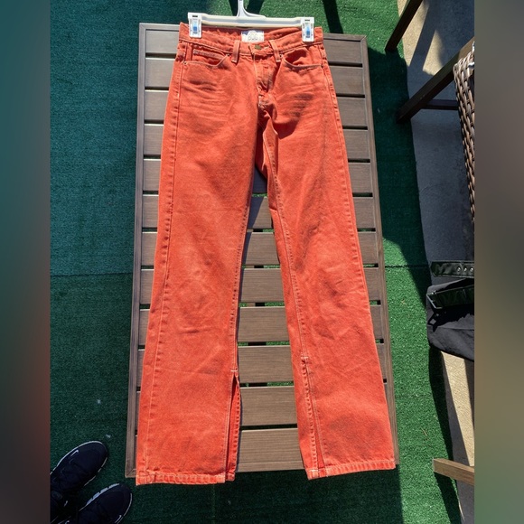BDG orange/red slit cut jeans - Picture 5 of 5